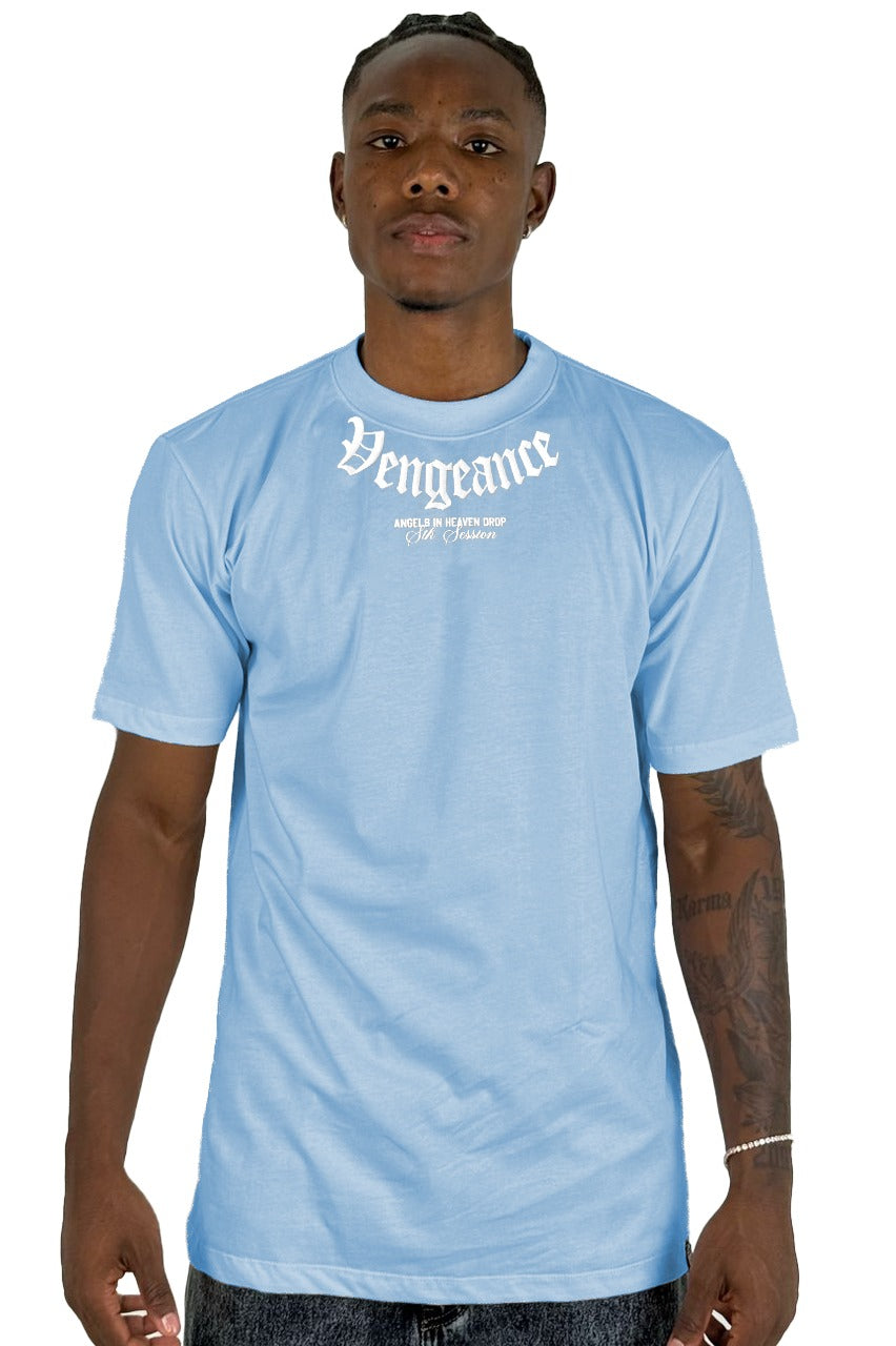 Camiseta Azul Dengeance Alto Gramaje