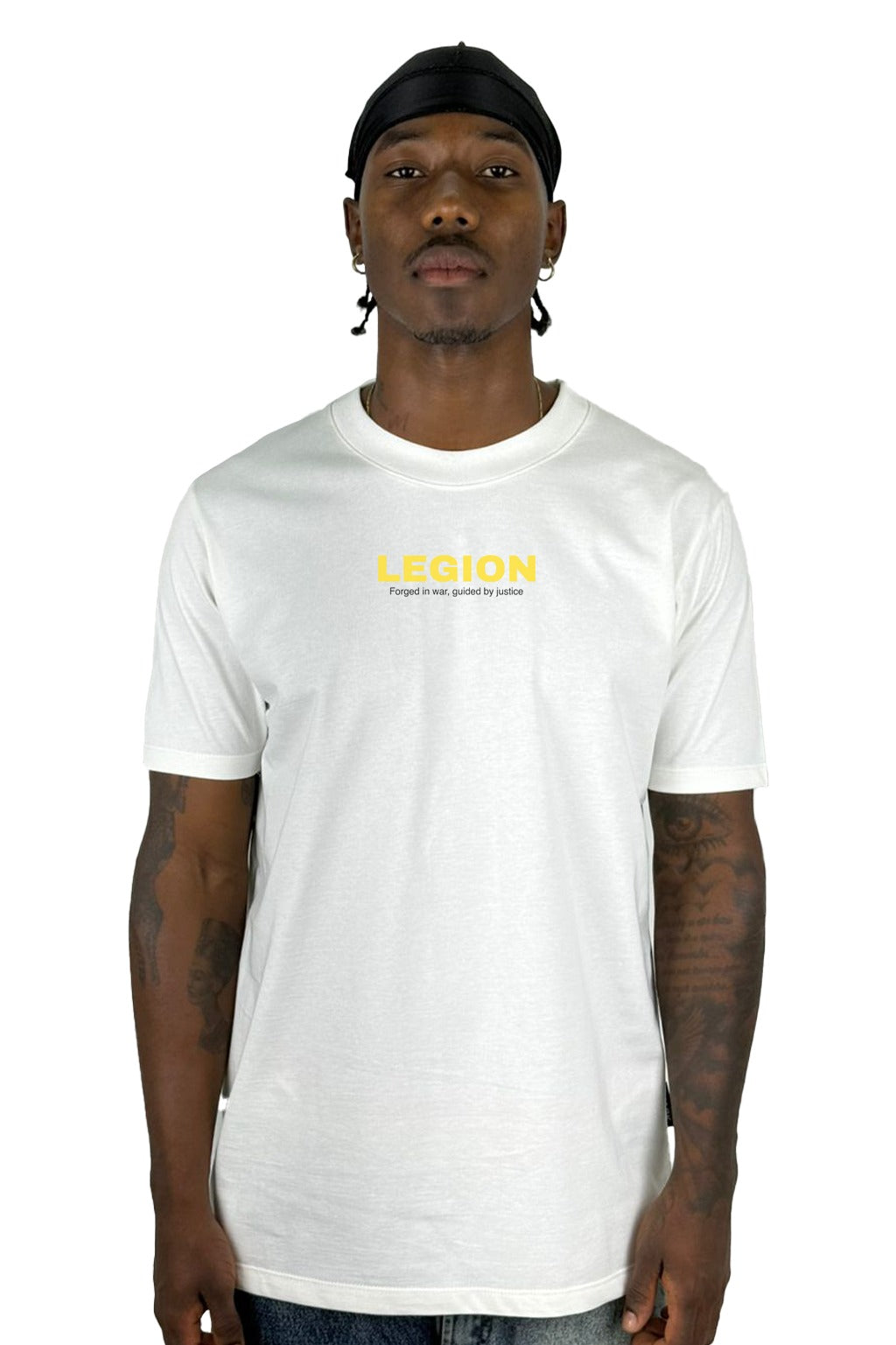 Camiseta Color Crudo Legion Warrior Alto Gramaje