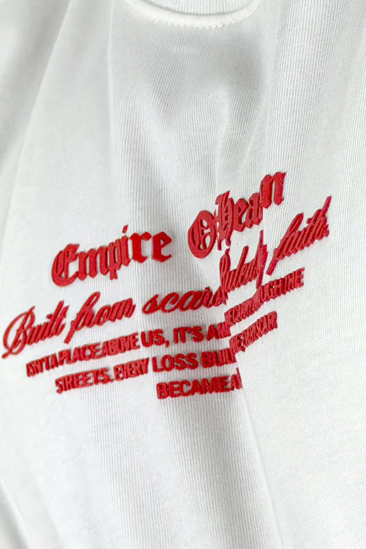 Camiseta Crudo Empire of Heaven alto gramaje