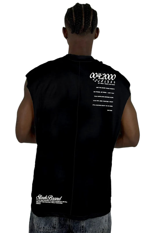 Camisilla Negra 4:20 Alien Alto Gramaje