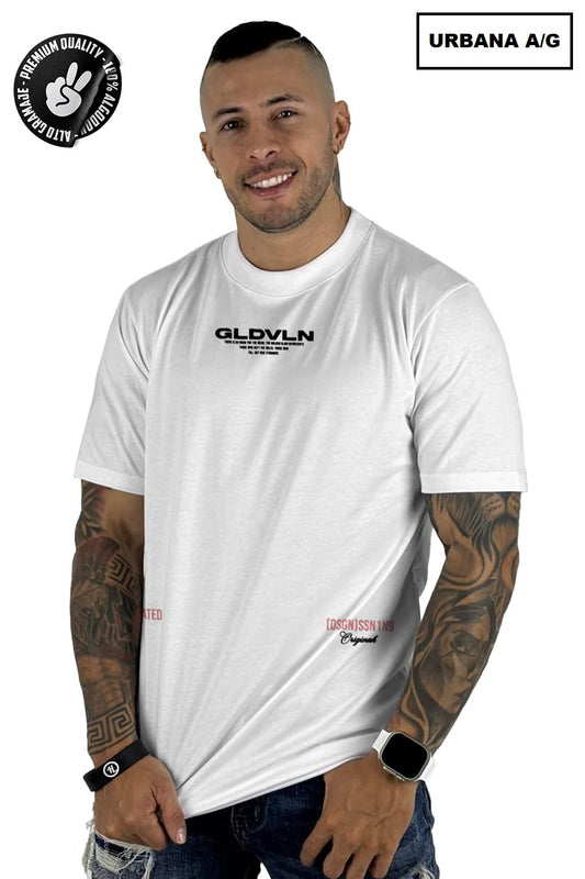 Camiseta GLDVLN Blanca ALTO GRAMAJE