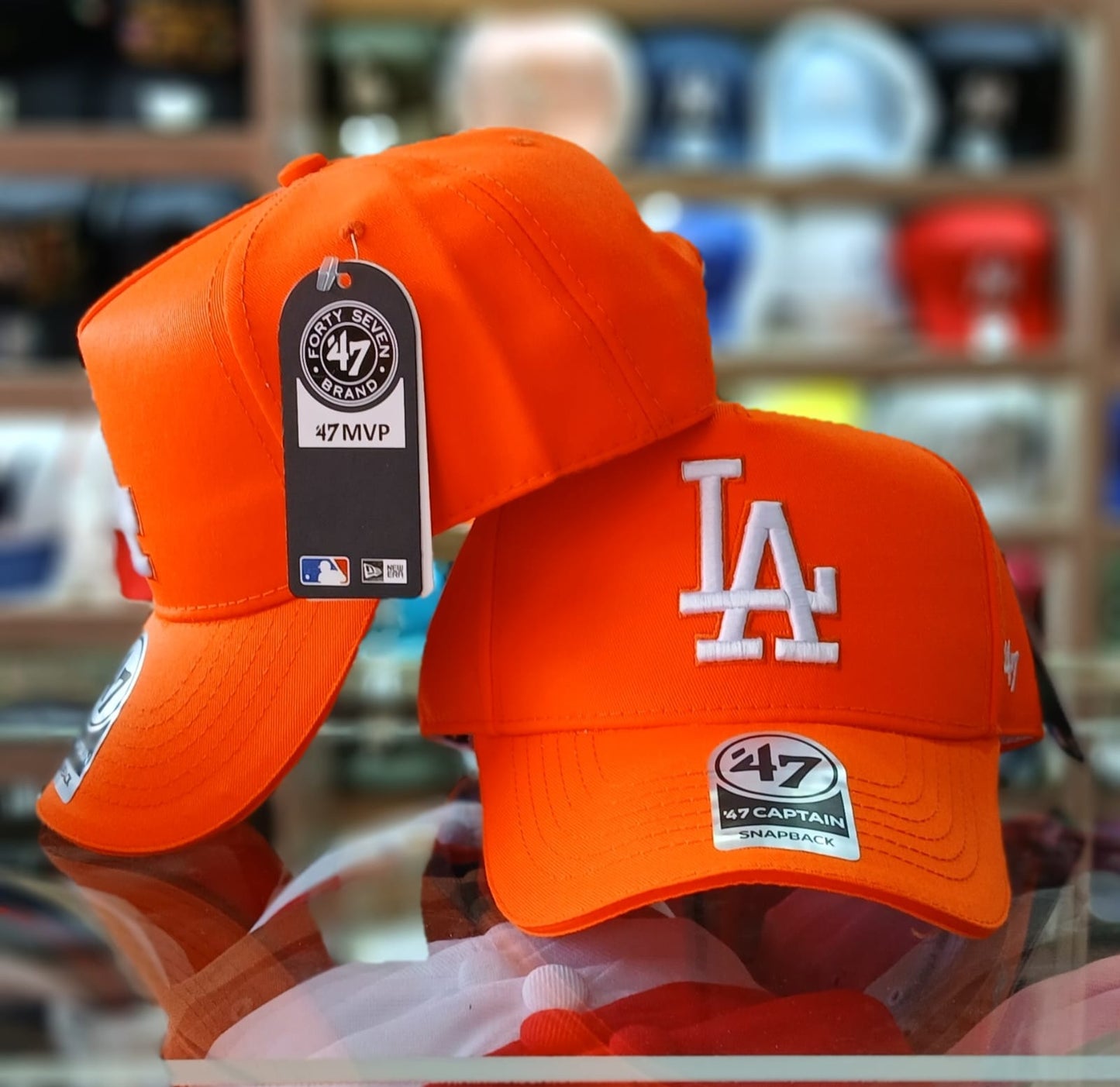 Gorra Premium L.A Naranja