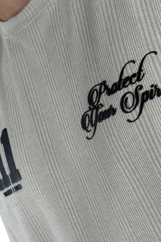 Oversize Protect Your Spirit Texturizada