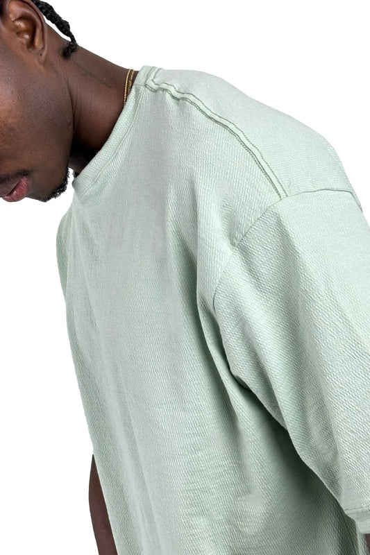 Oversize agua Texturizada dublin