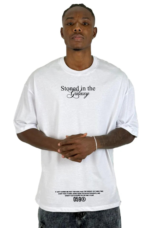 Oversize Blanca Stoned In The Galaxy Alto Gramaje