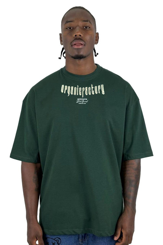 Oversize Verde botella ORGANIC alto gramaje