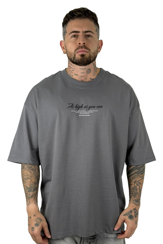 Oversize Gris As High as You Can Alas Alto Gramaje
