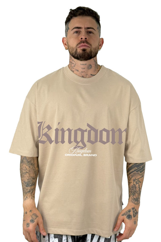 Oversize beige kingdom alto gramaje