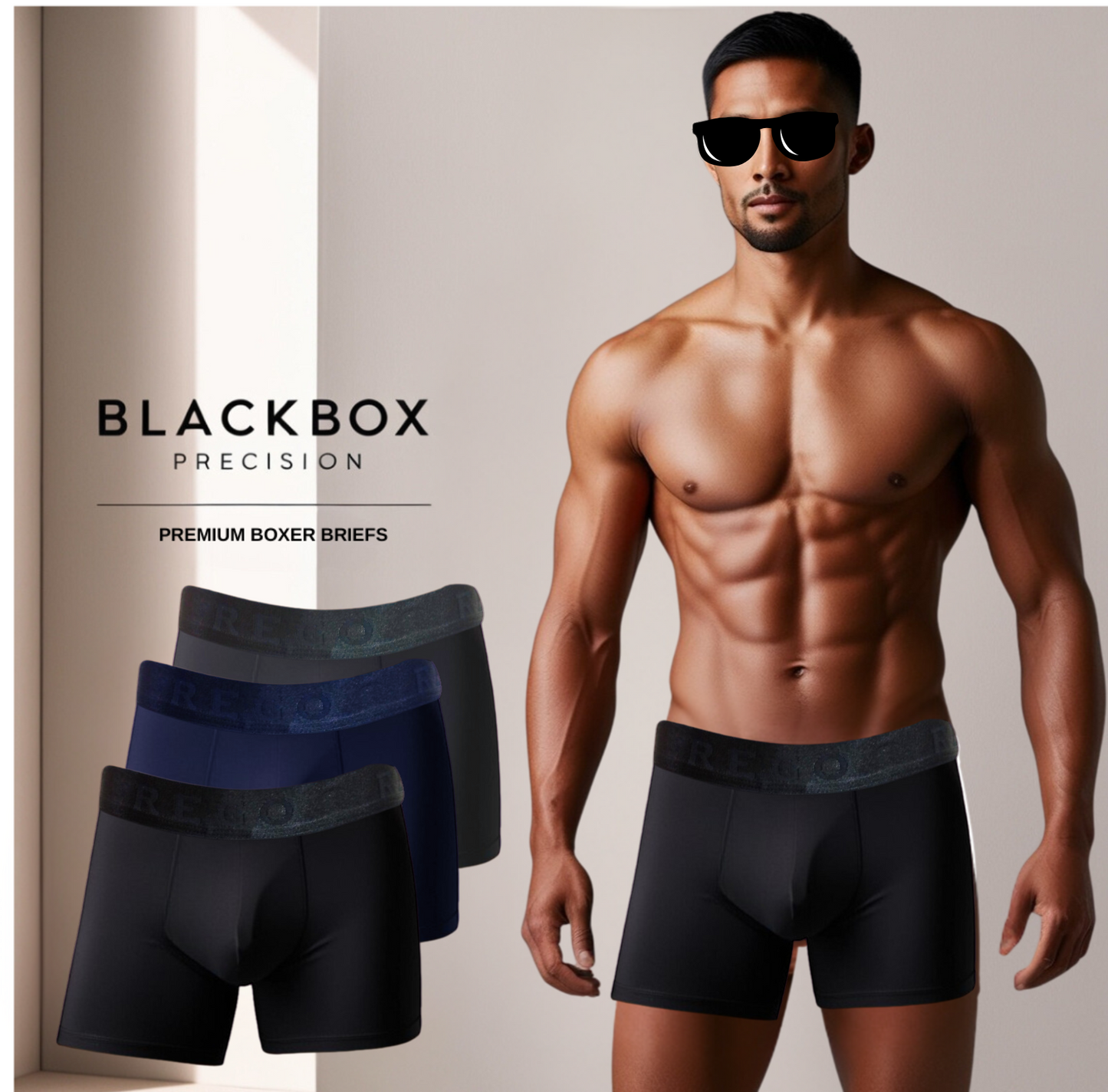 Pack 3 Bóxer BlackBox Precision Microfibra