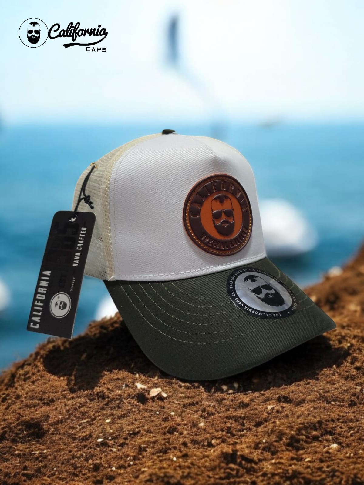 Gorra 1.1 California Blanca Malla