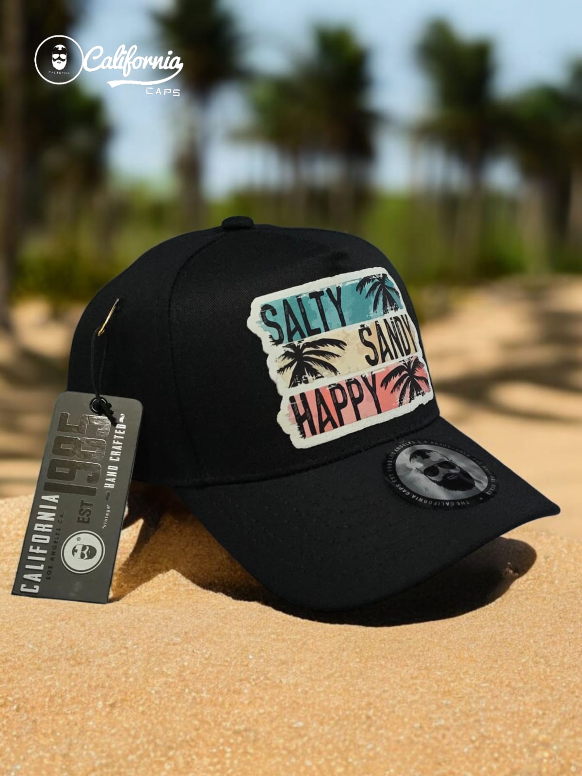 Gorra 1.1 California Negra Happy