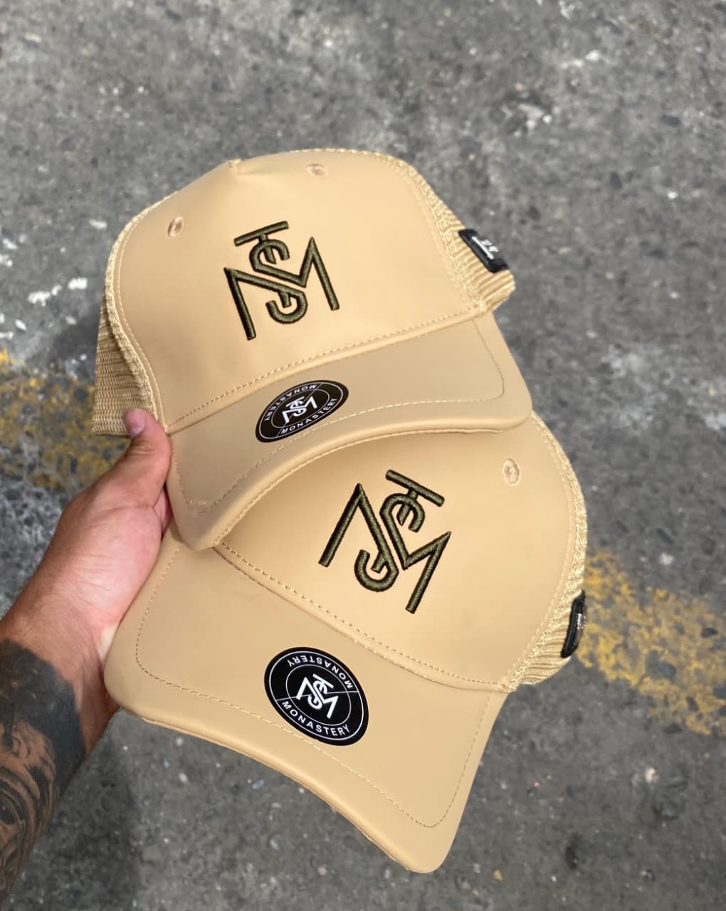 Gorra Especial Monastery Crema/Malla