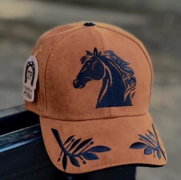 Gorra Especial 2 Trocha Pura Cafe/ Caballo Negro