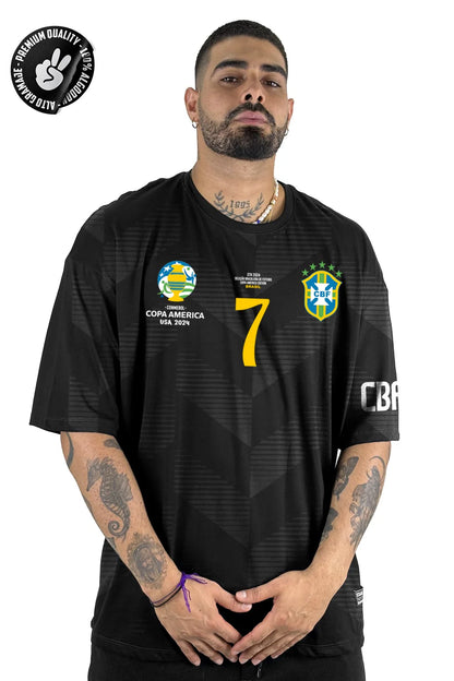 Oversize Brasil Negra Vinicius ALTO GRAMAJE Sport