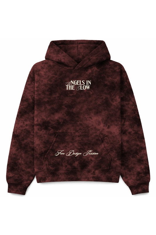 Buzo rojo sky angels in the glow