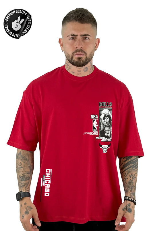 Oversize Chicago Roja ALTO GRAMAJE