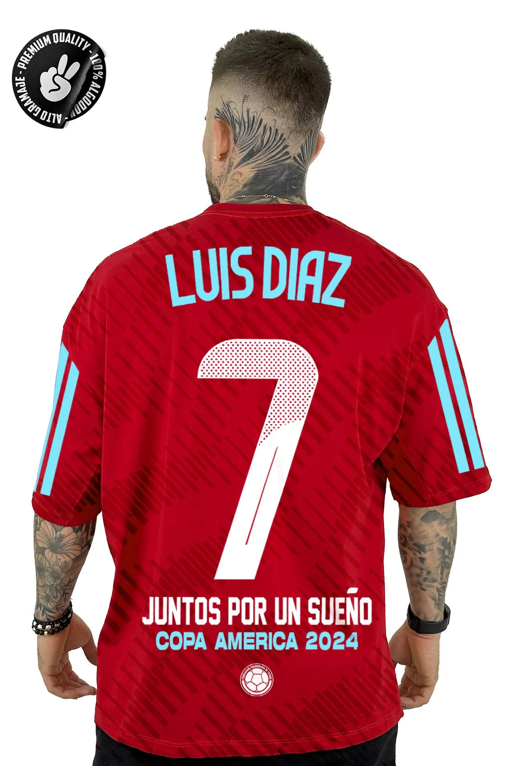 Oversize Luis Diaz Roja ALTO GRAMAJE Sport