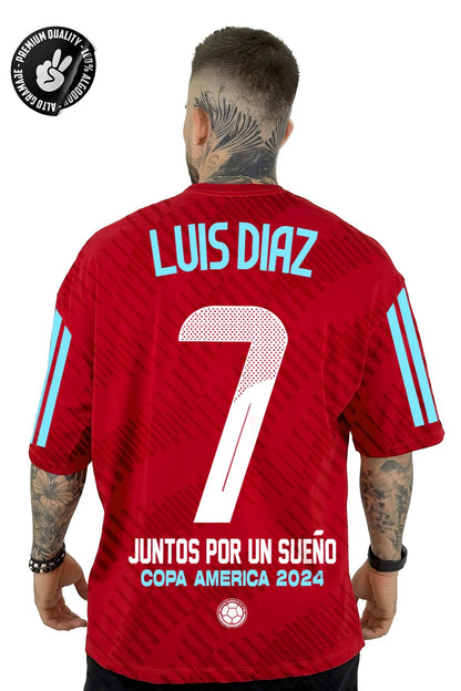 Oversize Luis Diaz Roja ALTO GRAMAJE Sport