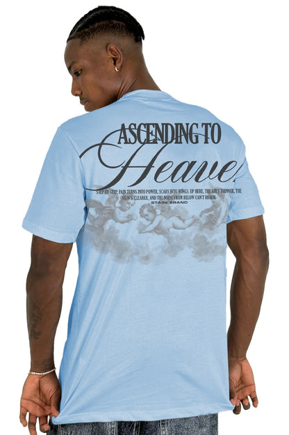 Camiseta Azul Ascending to Heaven Alto Gramaje