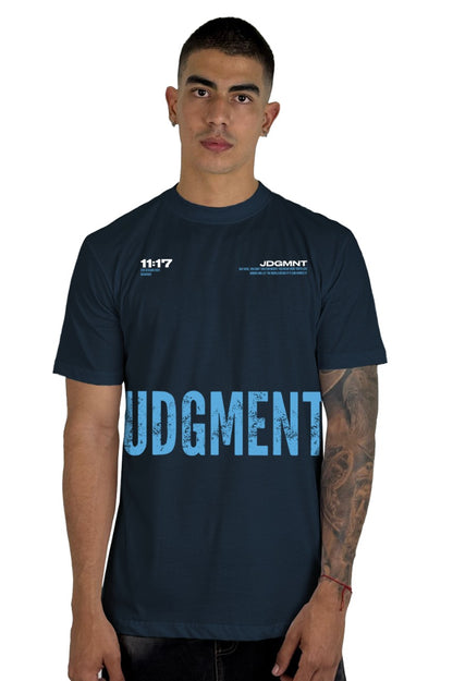 Camiseta Azul Judgment Alto Gramaje