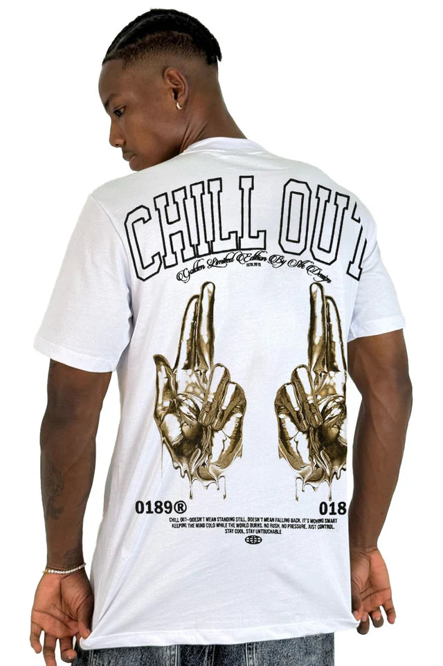 Camiseta Blanca Chill Out Alto Gramaje