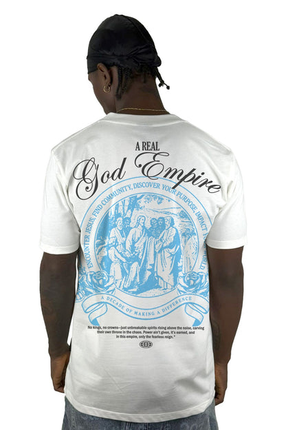 Camiseta Blanca God Empire Alto Gramaje