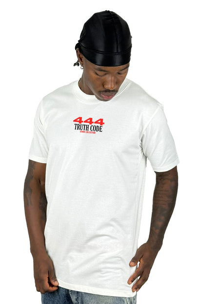 Camiseta Color Crudo Truth Code 444 Alto Gramaje