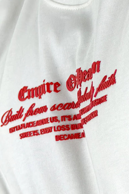 Camiseta Crudo Empire of Heaven alto gramaje