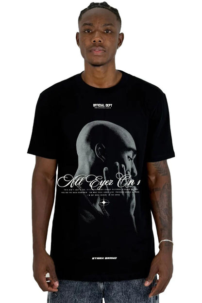 Camiseta Negra All Eyer On me Alto Gramaje