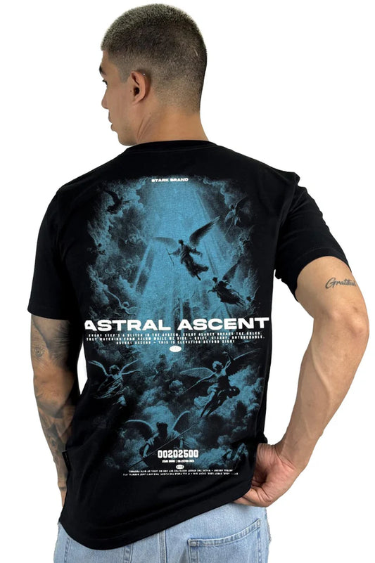 Camiseta Negra Atral Ascent Alto Gramaje