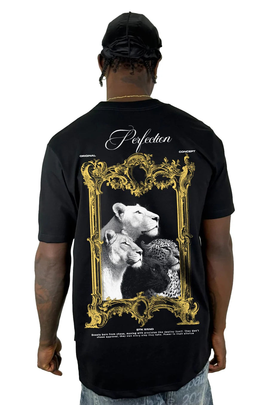 Camiseta Negra Perfection Alto Gramaje