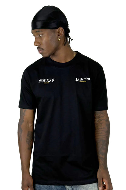 Camiseta Negra Perfection Alto Gramaje