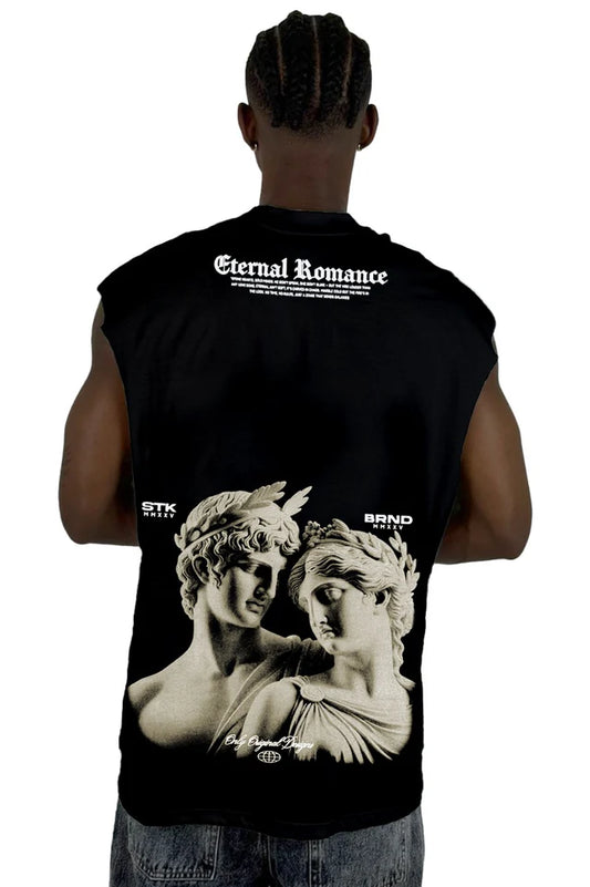 Camisilla Negra Eternal Romance Alto Gramaje