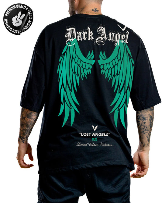 Oversize Dark Angel Negra ALTO GRAMAJE