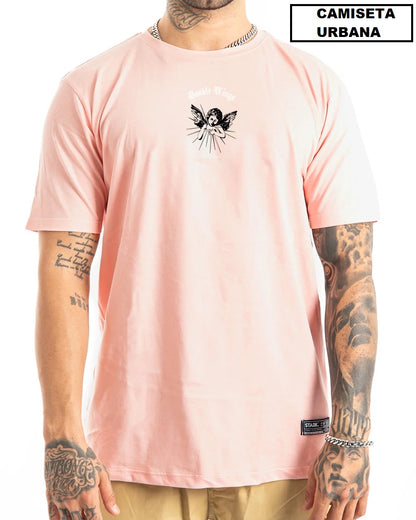 Camiseta Dark Angel Rosada