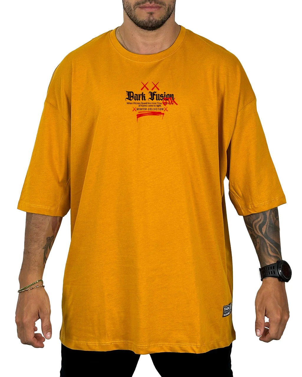 Oversize Dark Fusion Mostaza