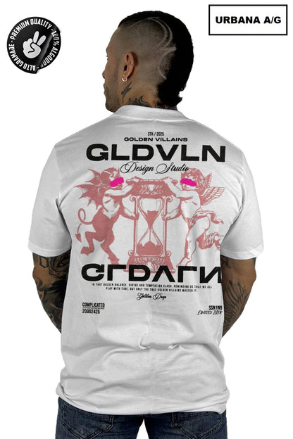 Camiseta GLDVLN Blanca ALTO GRAMAJE
