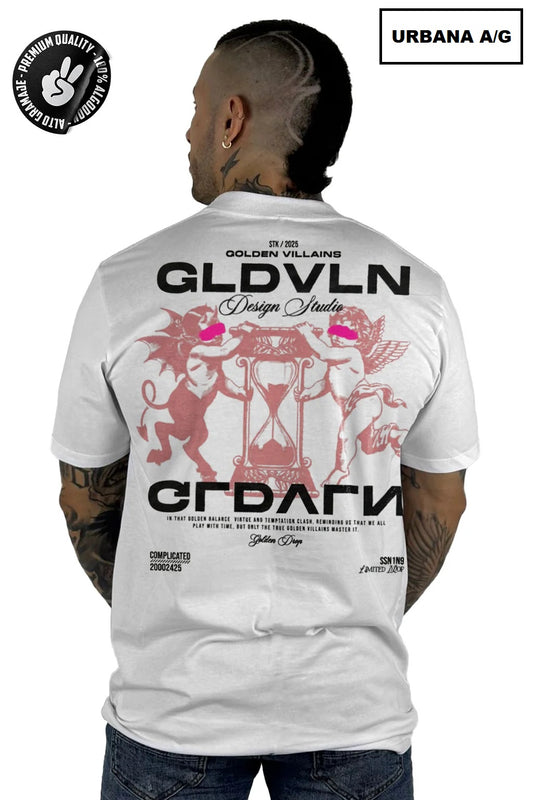 Camiseta GLDVLN Blanca ALTO GRAMAJE