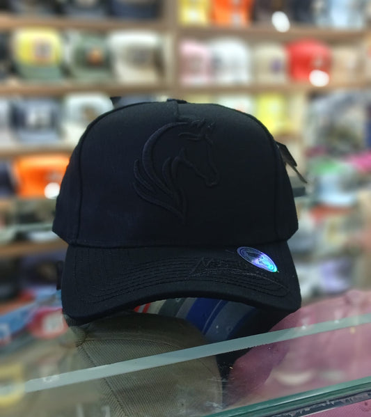 Gorra Premium TP Caballo negra