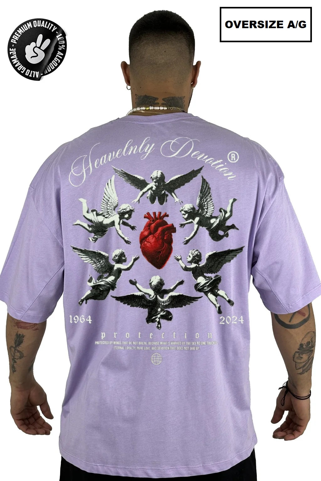 Oversize Heavenly Devotion Lila ALTO GRAMAJE