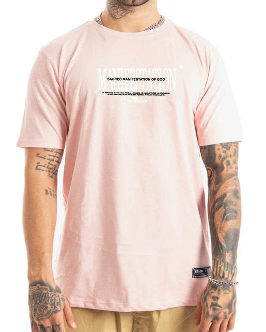 Camiseta Manifestation of God Rosada