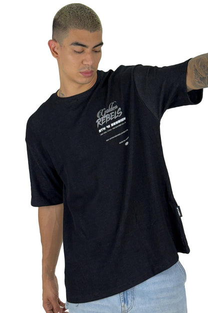 Oversize Golden Rebels Texturizada