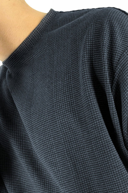 Oversize Gris Oscuro Basica Texturizada