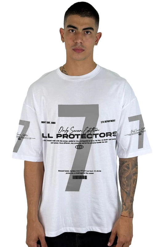 Oversize Blanca All Protectors Alto Gramaje