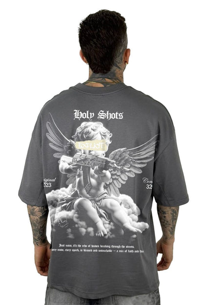 Oversize Gris Holy Shots Alto Gramaje
