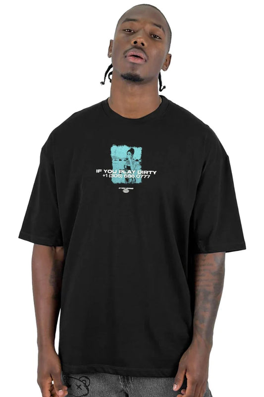 Oversize Negra Call Me If You Play Alto Gramaje