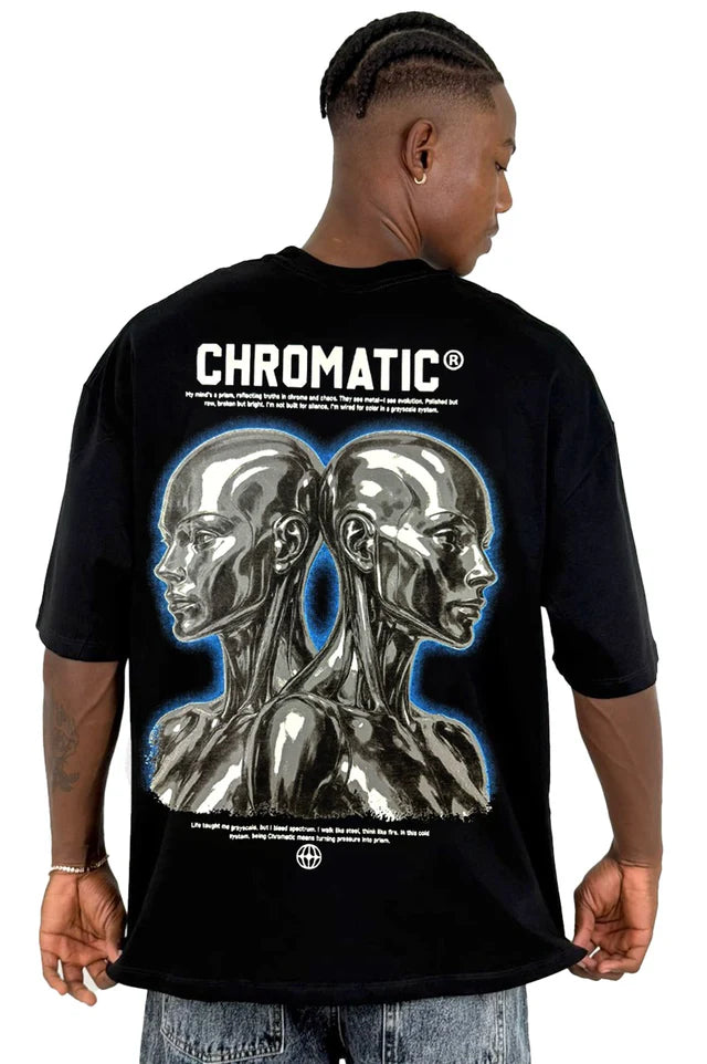 Oversize Negra Chromatic Alto Gramaje