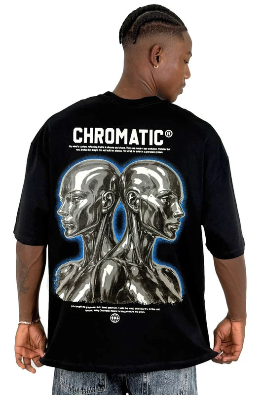 Oversize Negra Chromatic Alto Gramaje