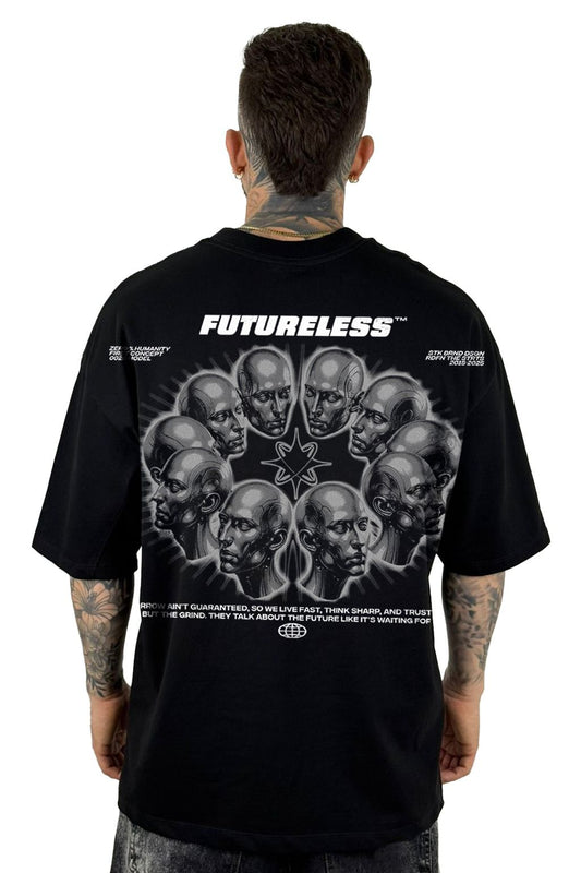 Oversize Negra Futureless Alto Gramaje