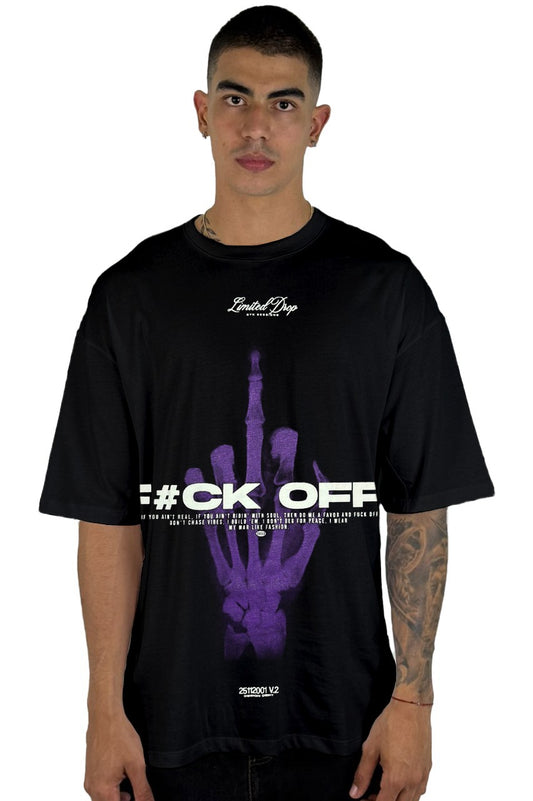 Oversize Negra Limited Drop Alto Gramaje